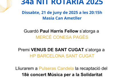 34a Nit Rotària / 34a Noche Rotaria Sant Cugat